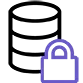 Secure data icon
