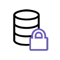 Secure data icon